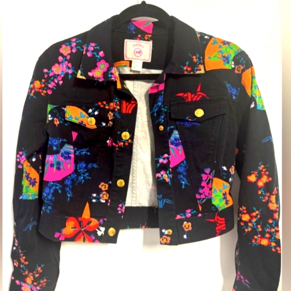Versace for H&M cropped floral jacket - Picture 2 of 7
